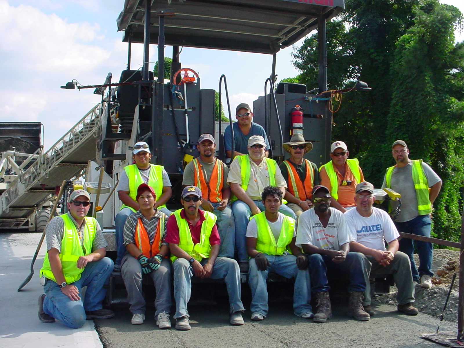 A.G. Peltz Group Paving Crew